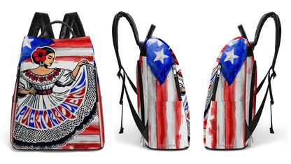 Puertorriqueña - Sac à dos en cuir personnalisé - BP_MX18