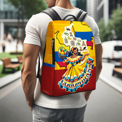 Colombiana - Sac à dos en cuir personnalisé - BP_MX19