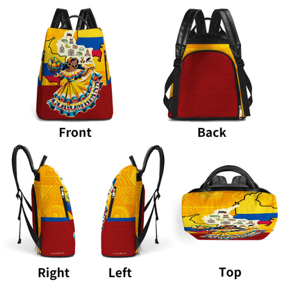 Colombiana - Sac à dos en cuir personnalisé - BP_MX19
