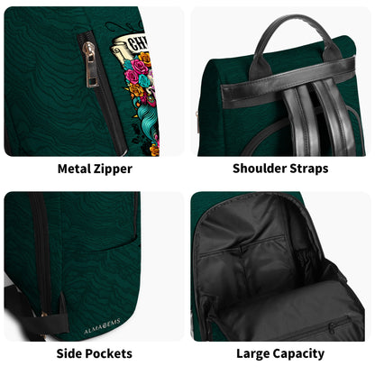 CHICANA CAN DO IT - Sac à dos en cuir personnalisé - BP_MX20