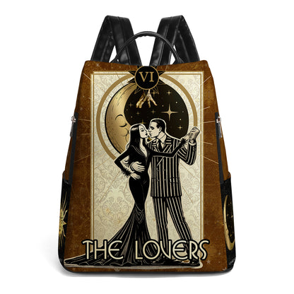 Los amantes - Mochila de cuero personalizada - CP001_BP