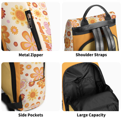 I Speak English, But I Love In Spanish - Personalized Custom Leather BackPack - BP_MX23