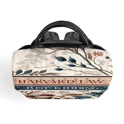 Arte floral - Mochila de cuero personalizada - BP_Q01