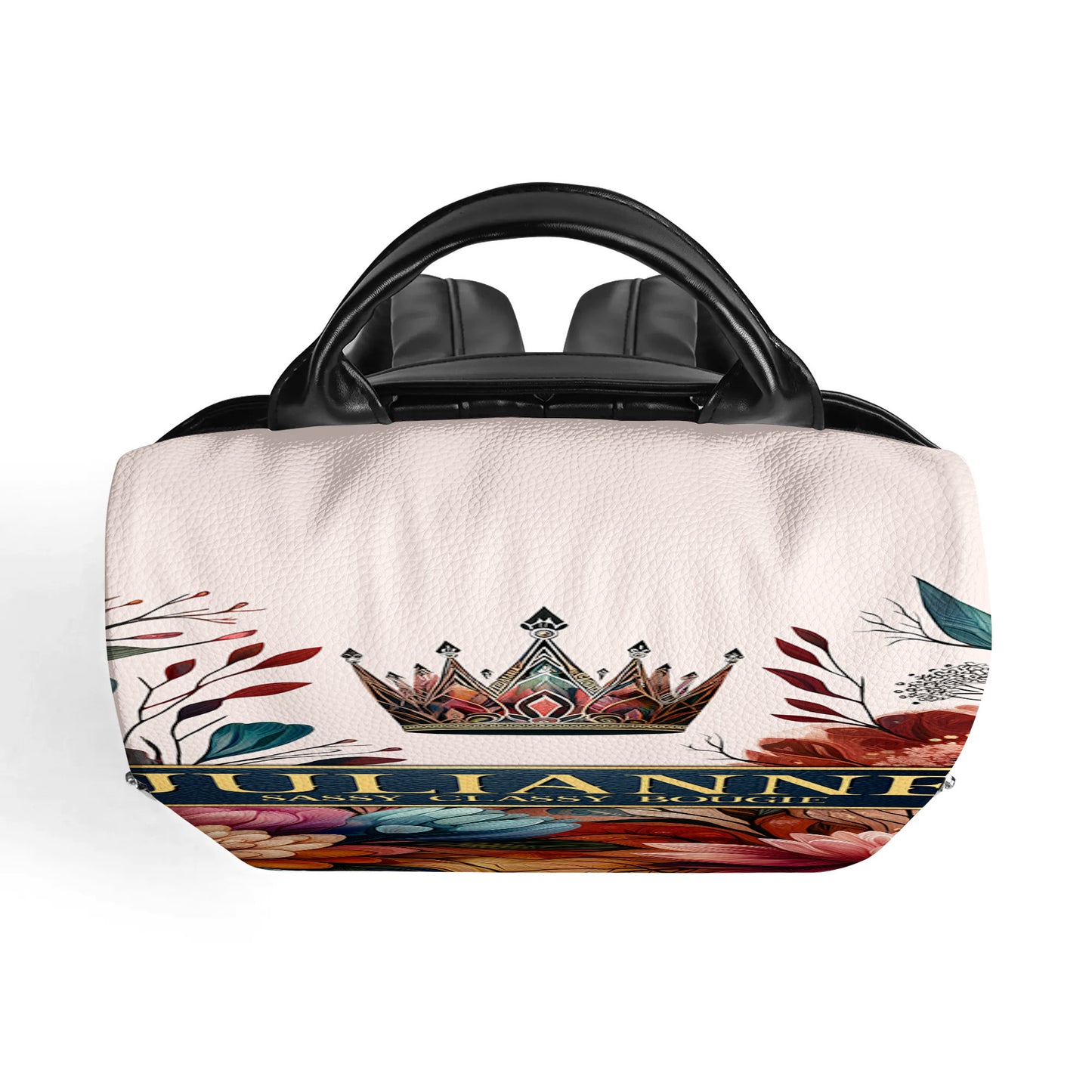 Crown - Personalized Custom Leather BackPack - BP_Q02