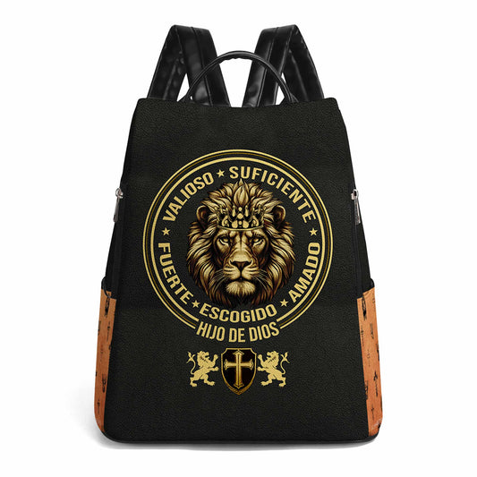 Hijo De Dios - Personalized Custom Leather BackPack - BP_SP01