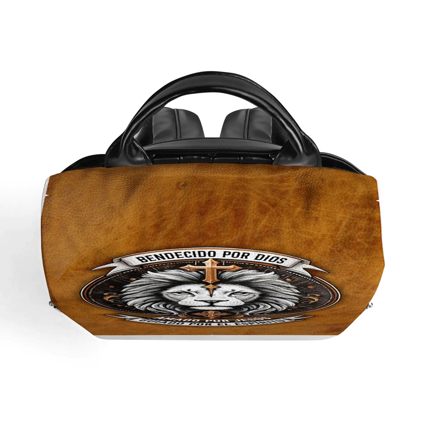 Bendecido por Dios - Personalized Custom Leather BackPack - BP_SP02