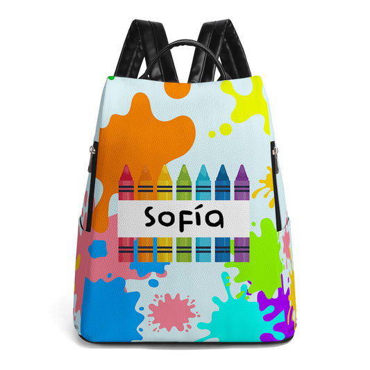 El Artista - Mochila de Cuero Personalizada - BP_SC01