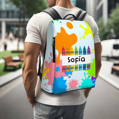 L'Artiste - Sac à dos en cuir personnalisé - BP_SC01