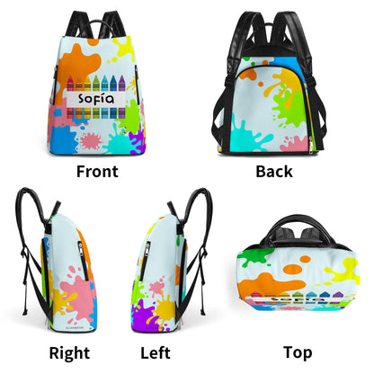 L'Artiste - Sac à dos en cuir personnalisé - BP_SC01