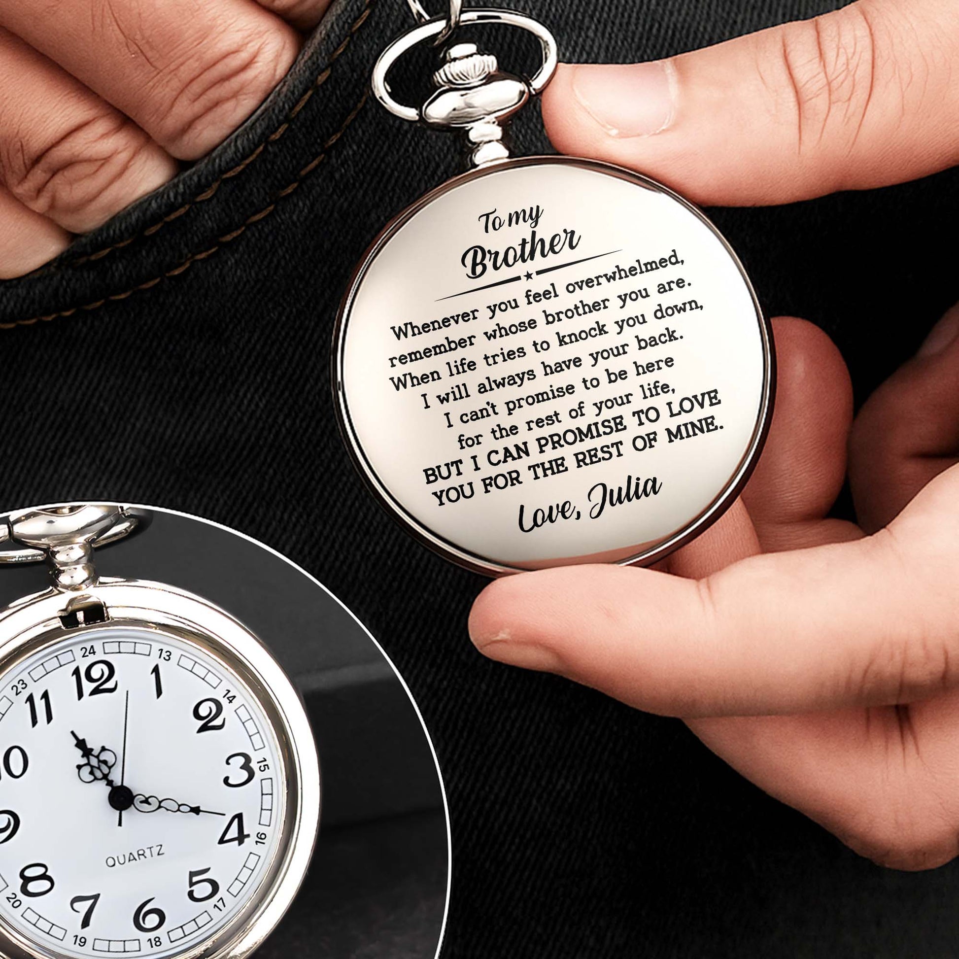 To My Brother, Promise To Love You For The Rest Of Mine