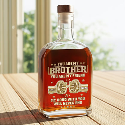 You Are My Brother, My Bond Will Never End, Fists Handshake