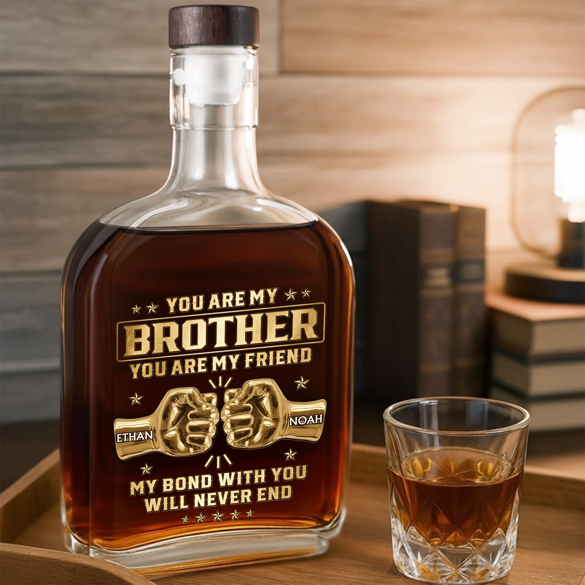 You Are My Brother, My Bond Will Never End, Fists Handshake