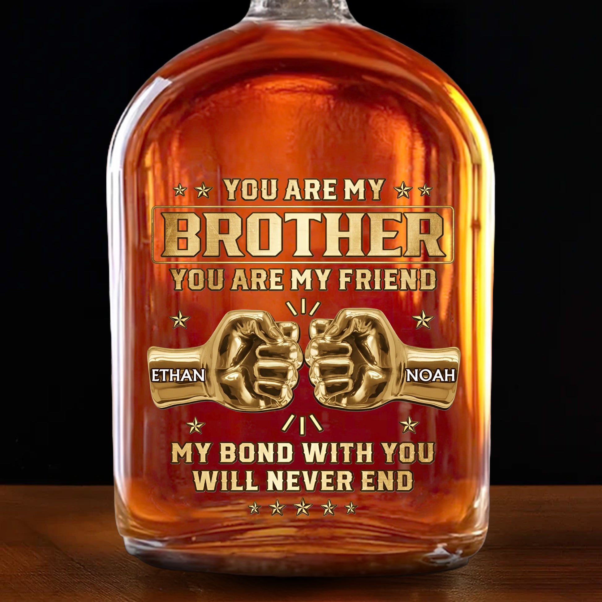 You Are My Brother, My Bond Will Never End, Fists Handshake