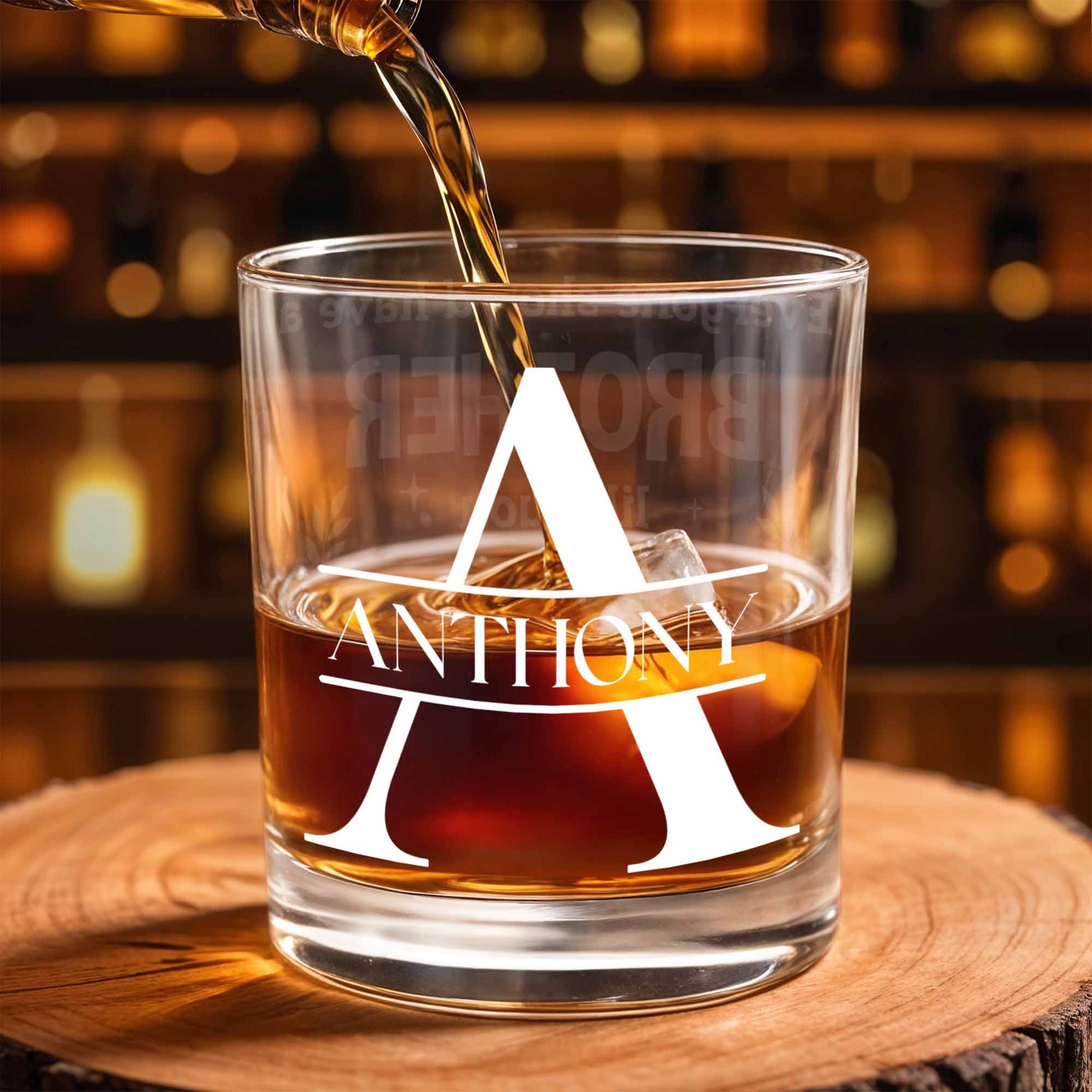 An Ageless Classic Gift Personalized Whiskey Glass