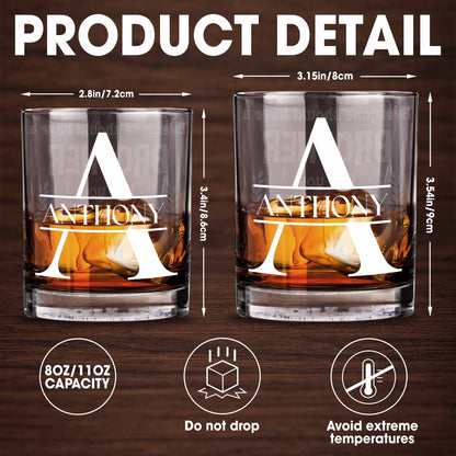 An Ageless Classic Gift Personalized Whiskey Glass