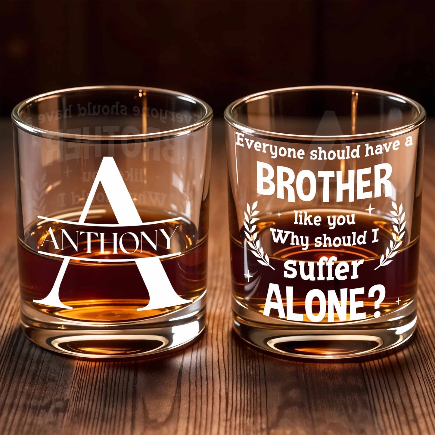 An Ageless Classic Gift Personalized Whiskey Glass