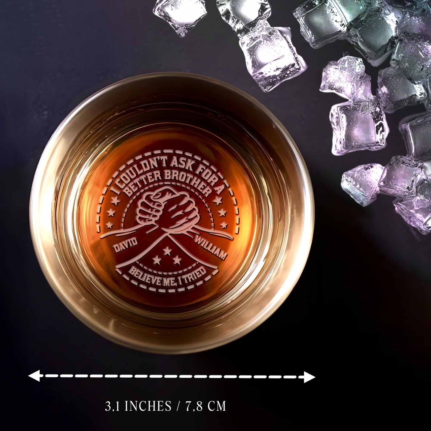 I Couldn't Ask for a Better Brother Handshake Design