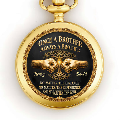 Once A Brother Always A Brother With Tree Of Life And Fist Bump