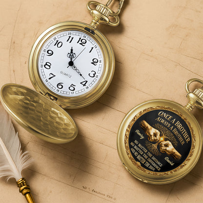 Once A Brother Always A Brother With Tree Of Life And Fist Bump