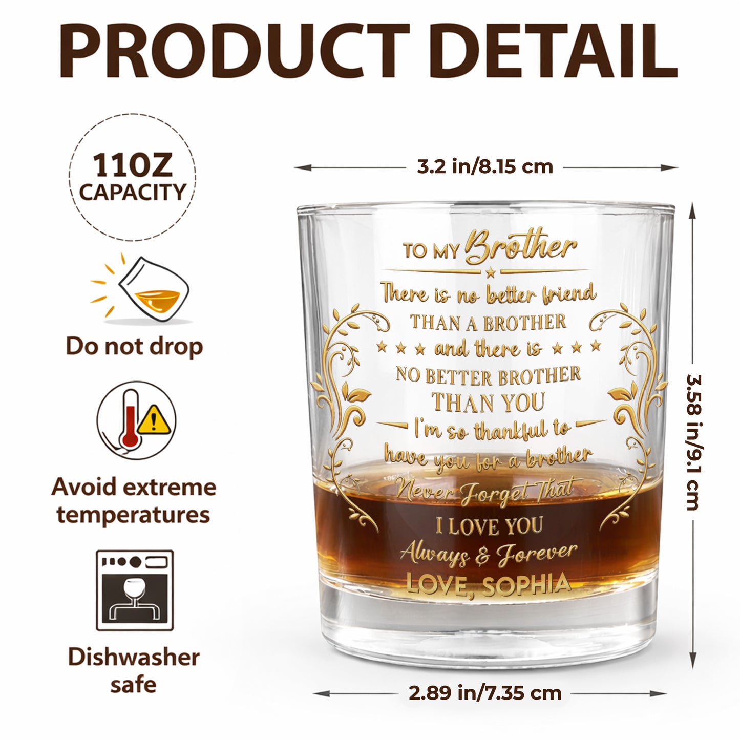 To My Brother No Better Friend Monogram Initial And Stars