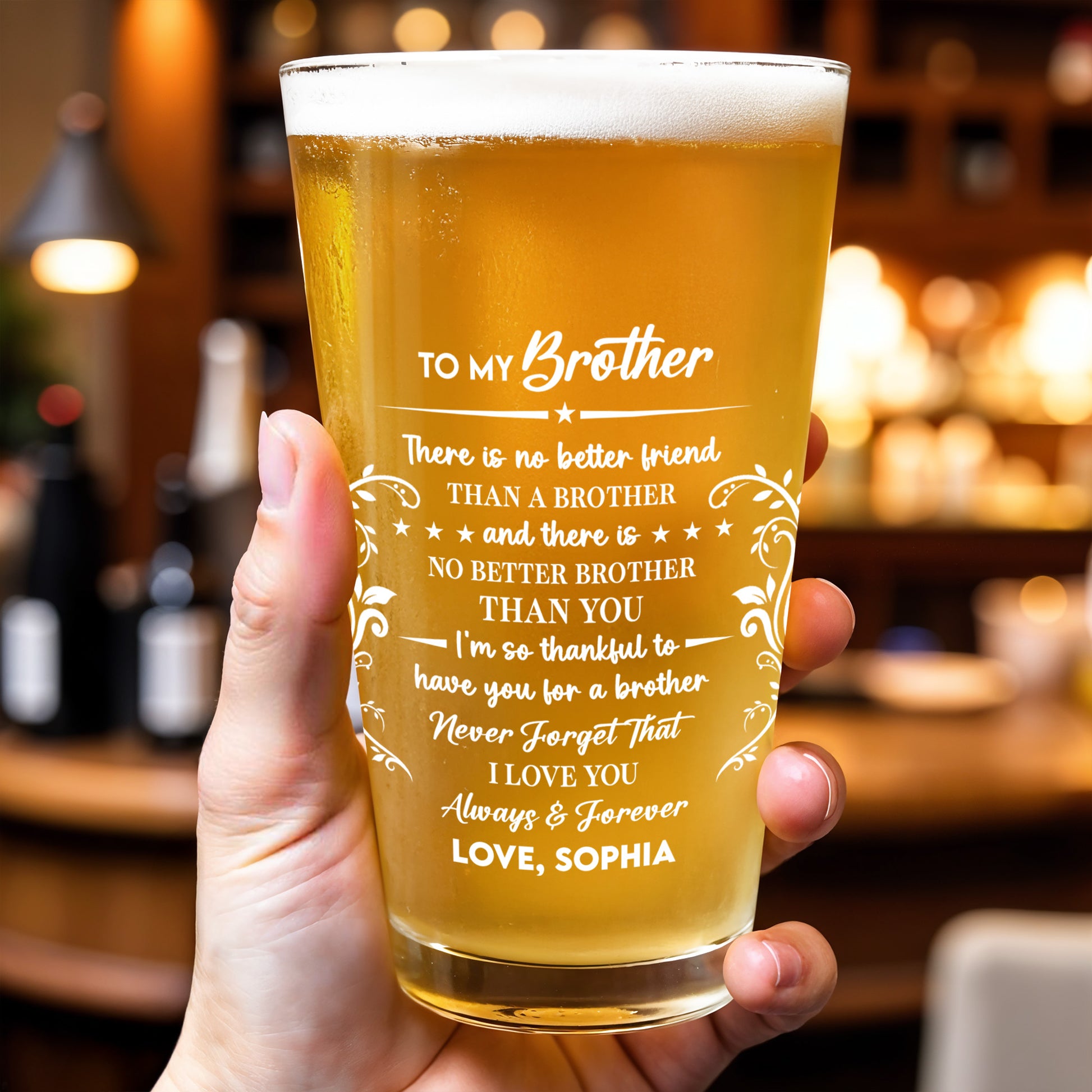 No Better Brother Than You, Stars And Floral Patterns