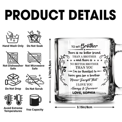 To My Brother, No Better Friend, Floral Designs