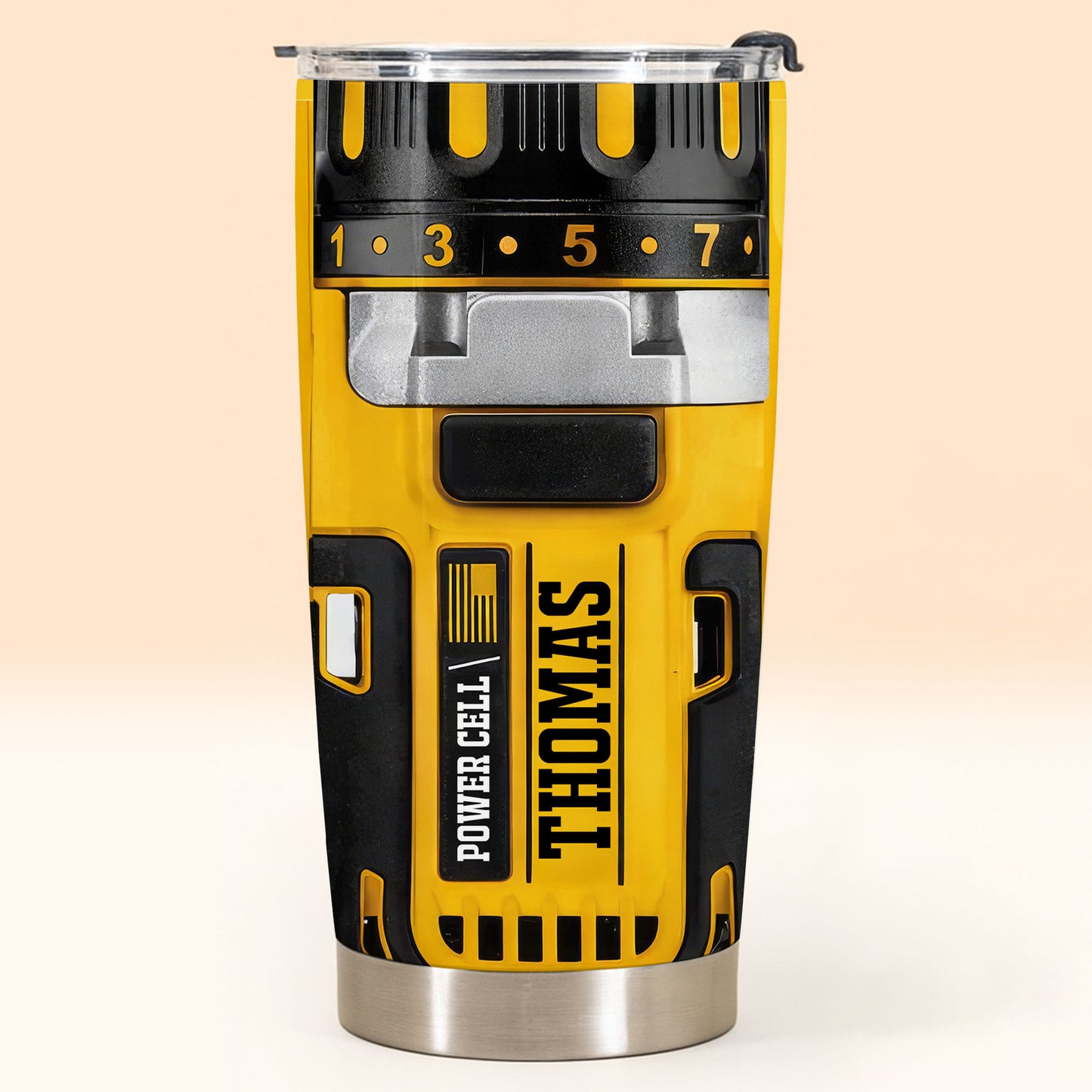 Perfect Gift For Handyman Featuring Tools And Drill Design - Personalized Custom Stainless Steel Tumbler 20oz 30oz - BRT010_TB