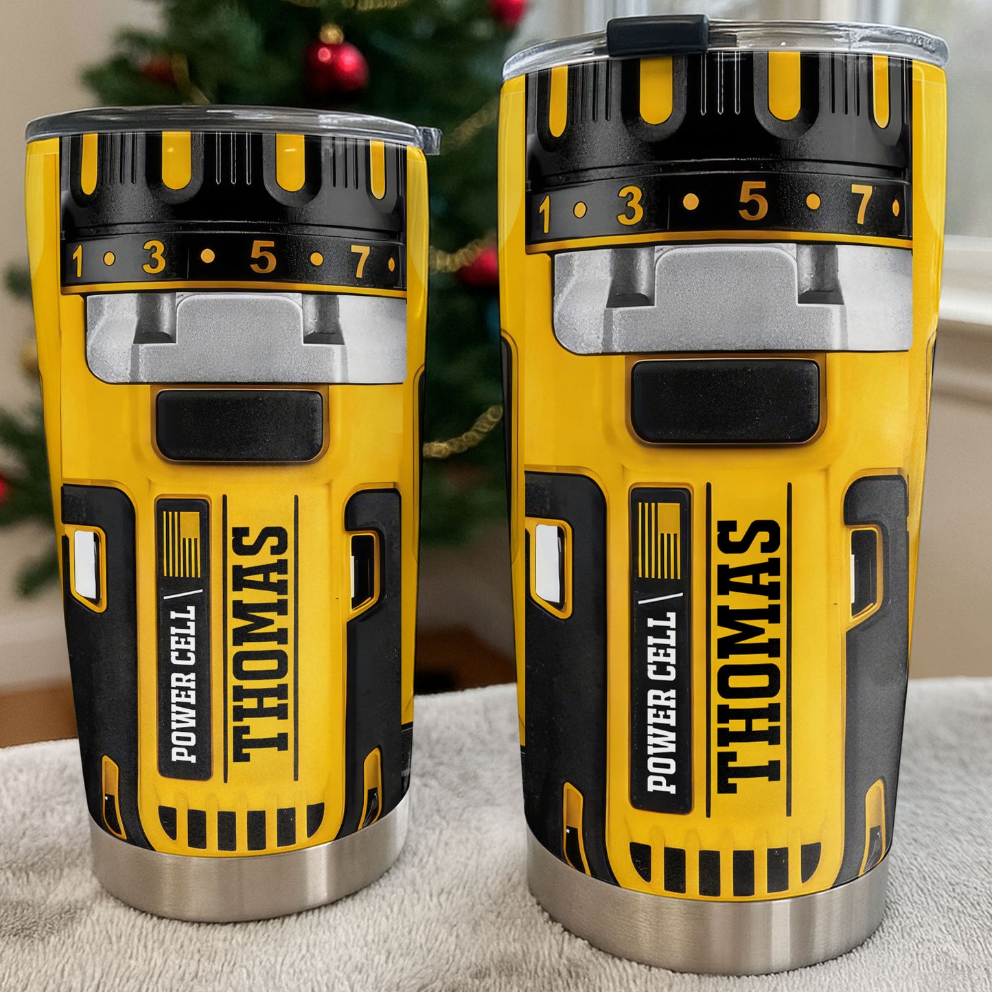 Perfect Gift For Handyman Featuring Tools And Drill Design - Personalized Custom Stainless Steel Tumbler 20oz 30oz - BRT010_TB