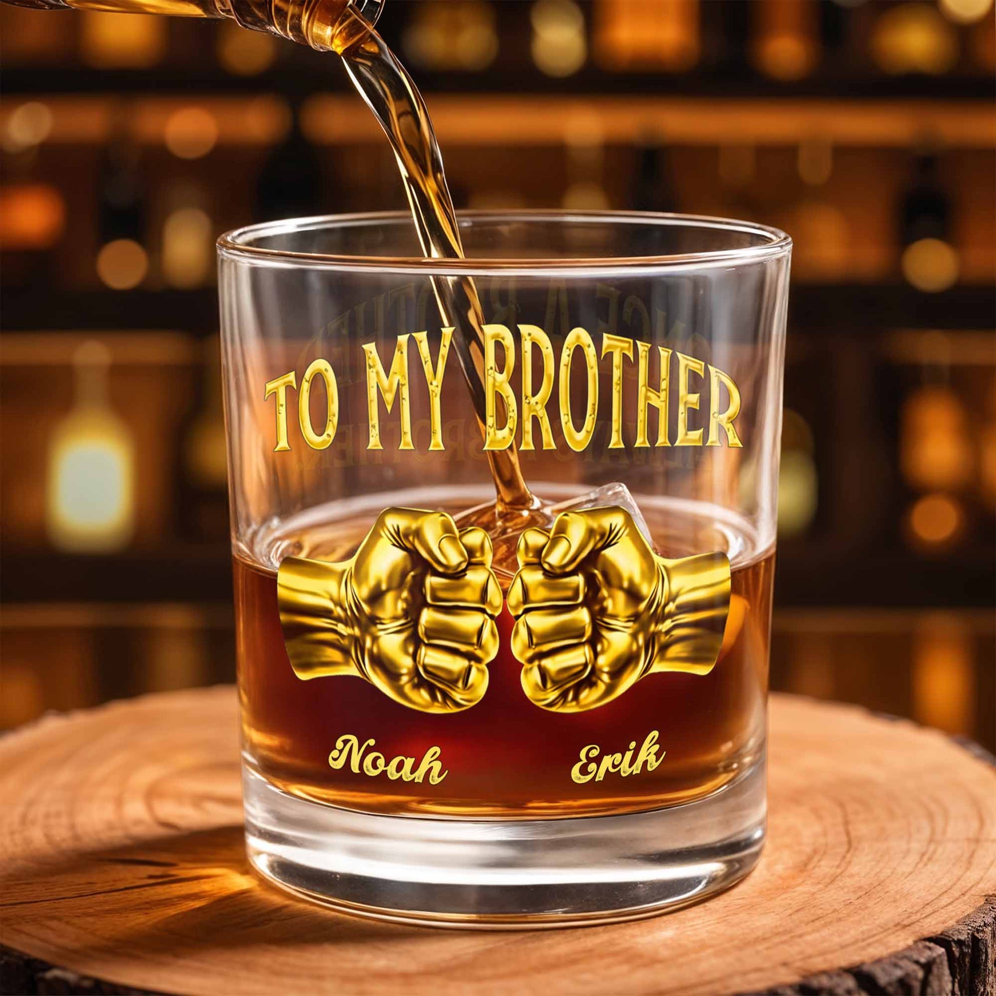 To My Brother Fist Bump Design