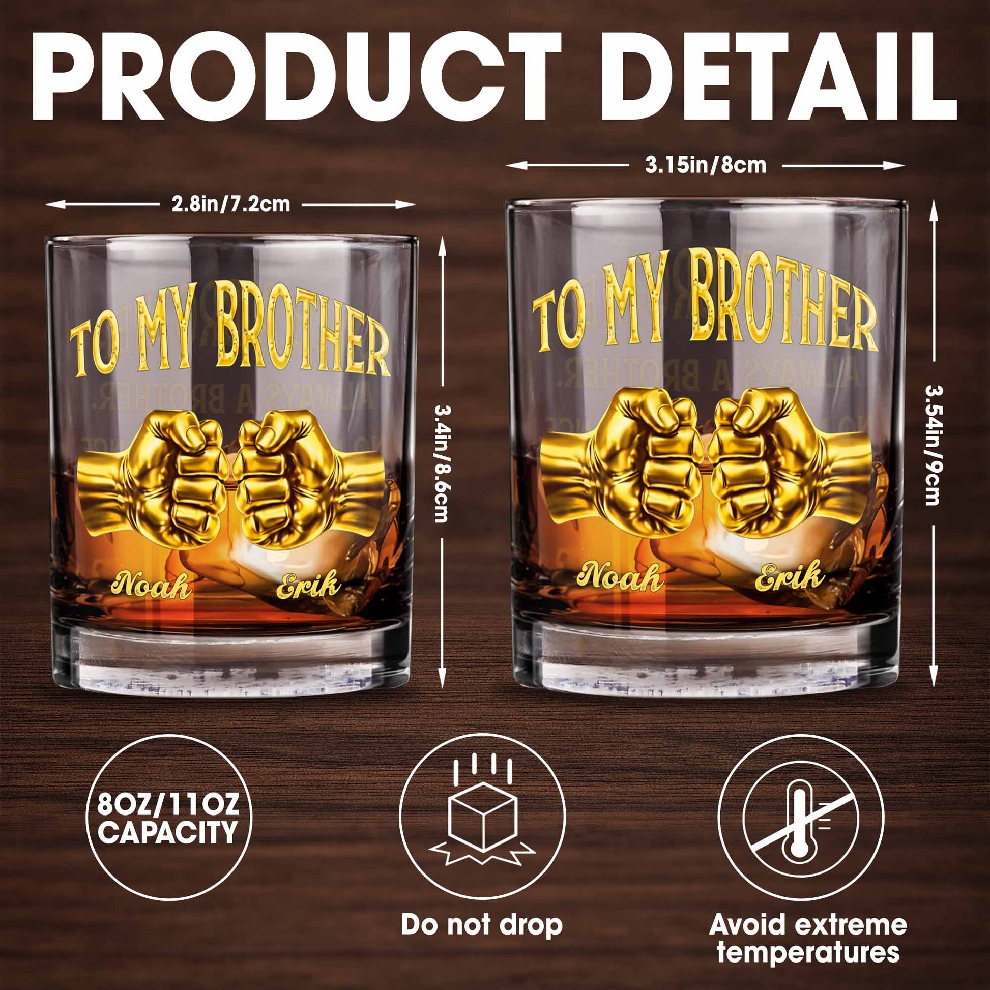 To My Brother Fist Bump Design