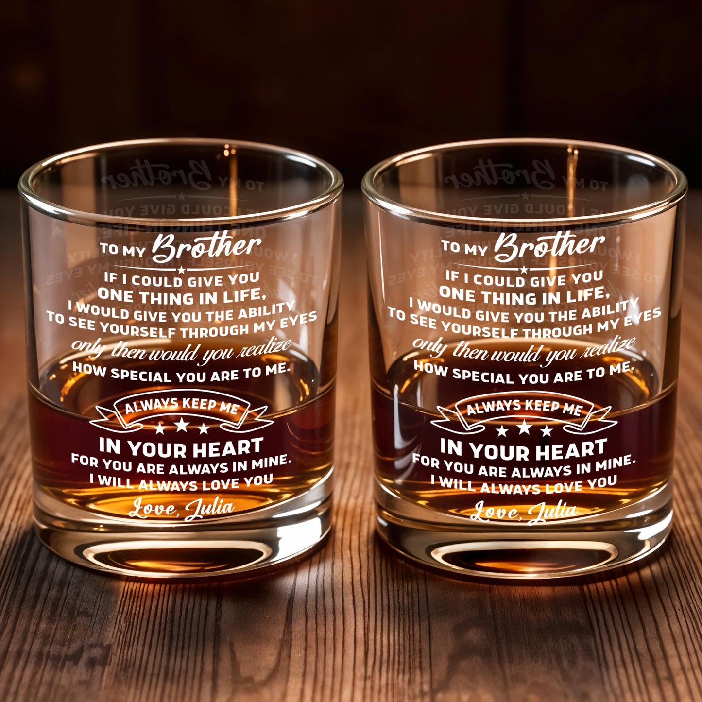 To My Brother, Always Keep Me In Your Heart