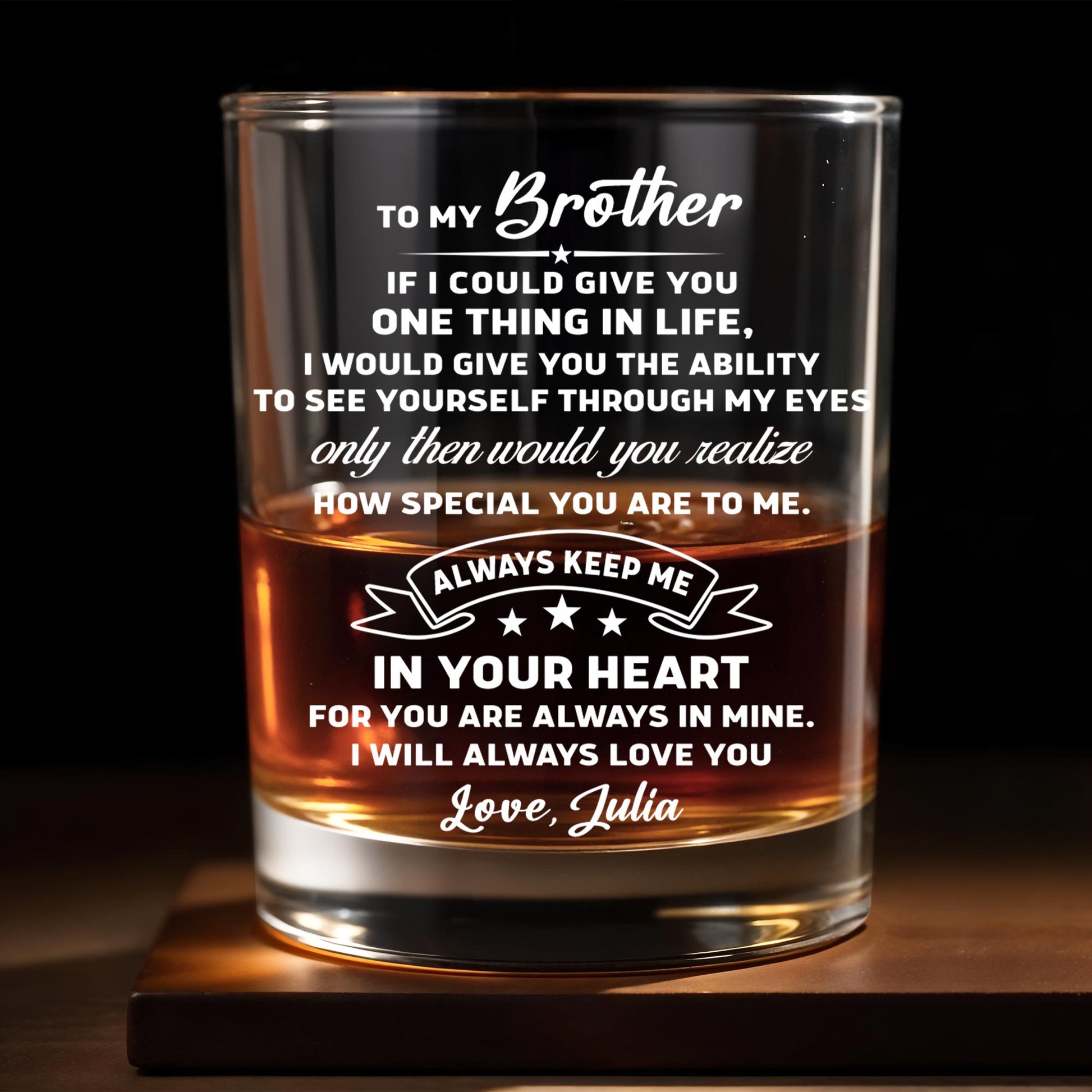 To My Brother, Always Keep Me In Your Heart