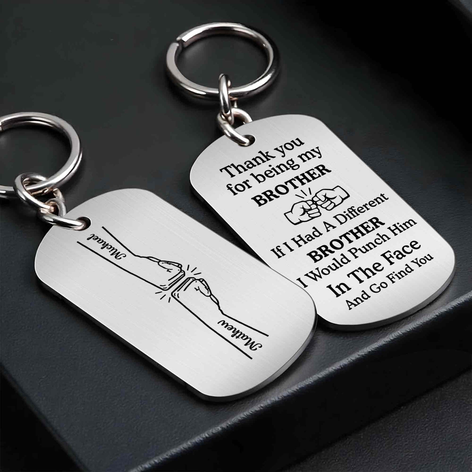 Thank You For Being My Brother Fist Bump Graphic