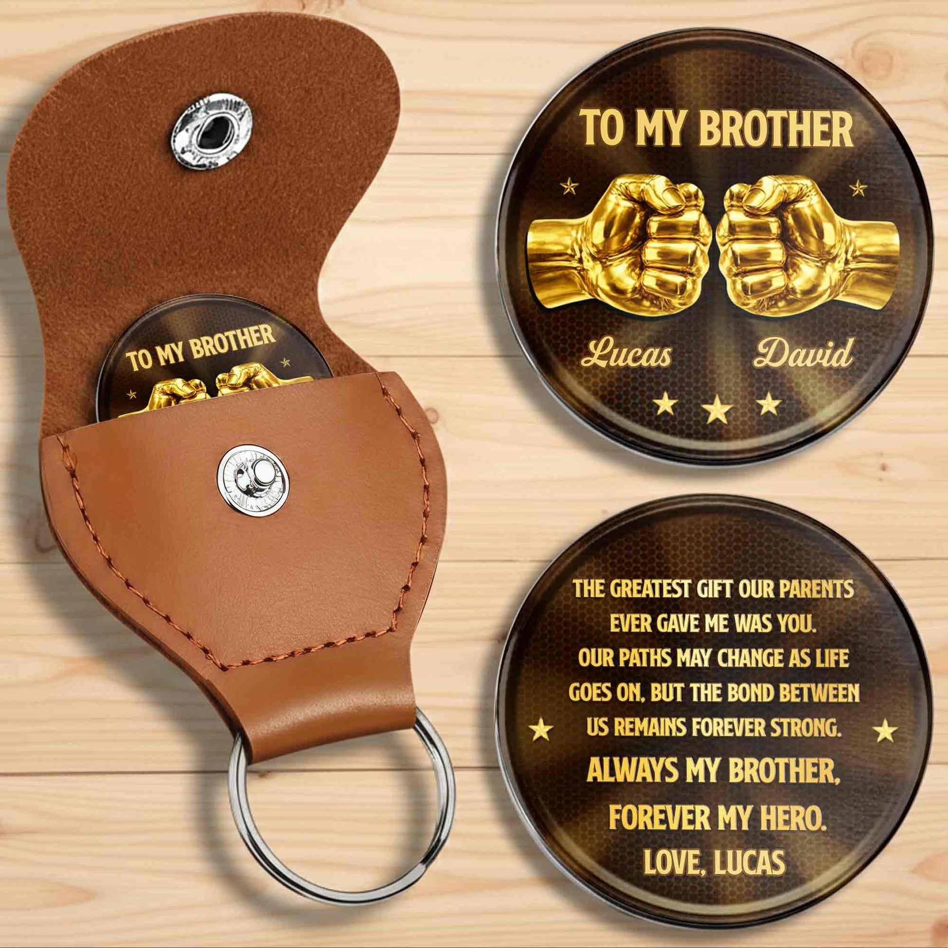 To My Brother The Greatest Gift Fist Bump And Stars