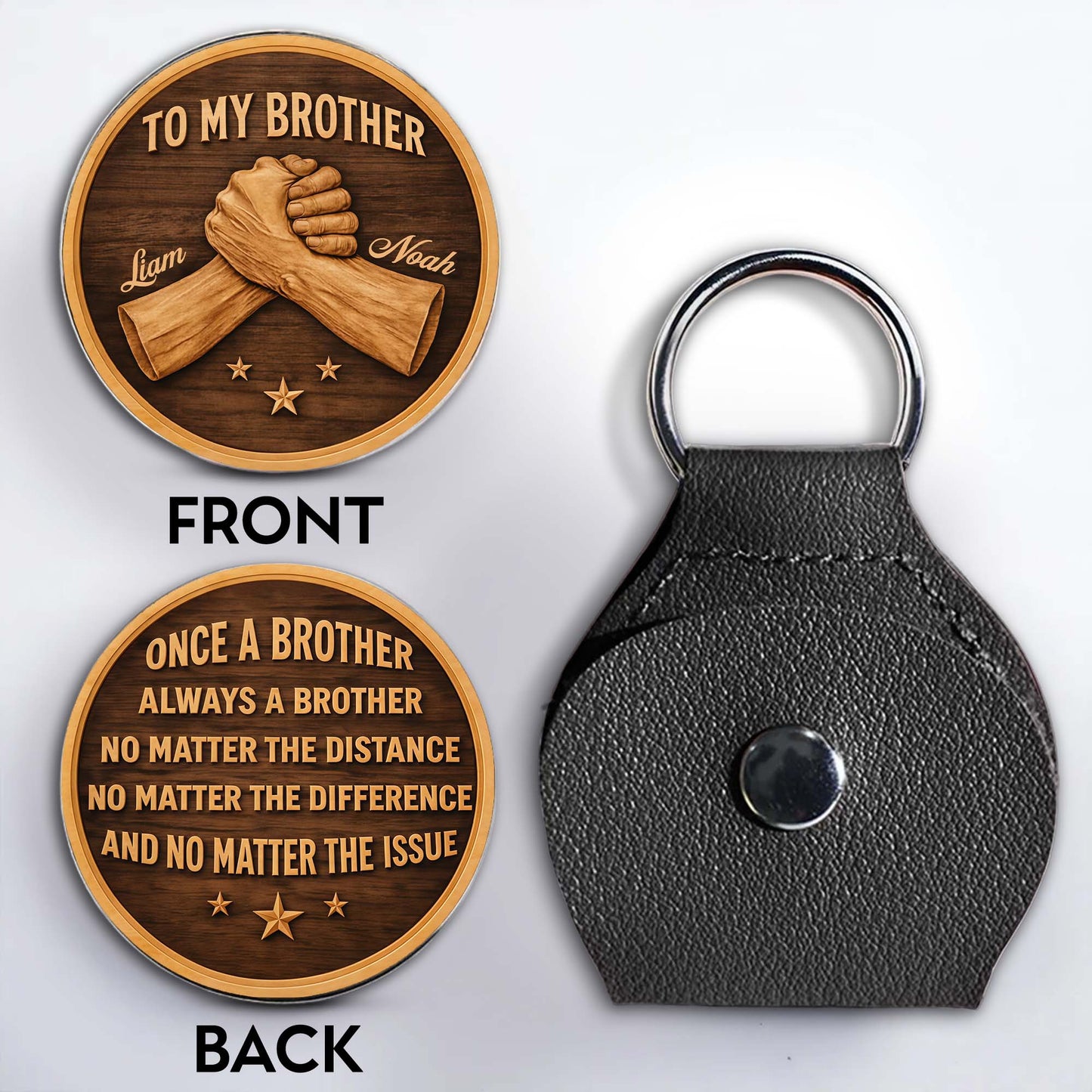 To My Brother Once A Brother Always A Brother Holding Hands Stars