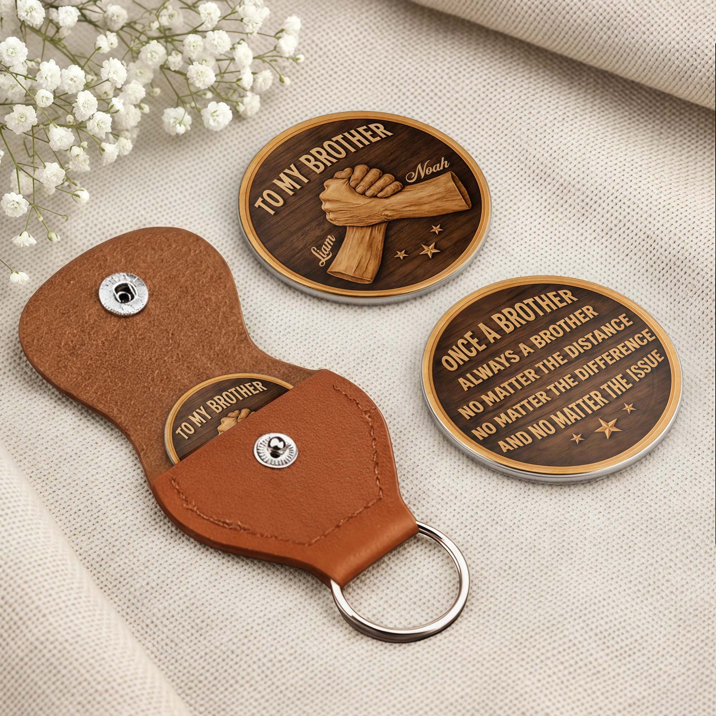 To My Brother Once A Brother Always A Brother Holding Hands Stars