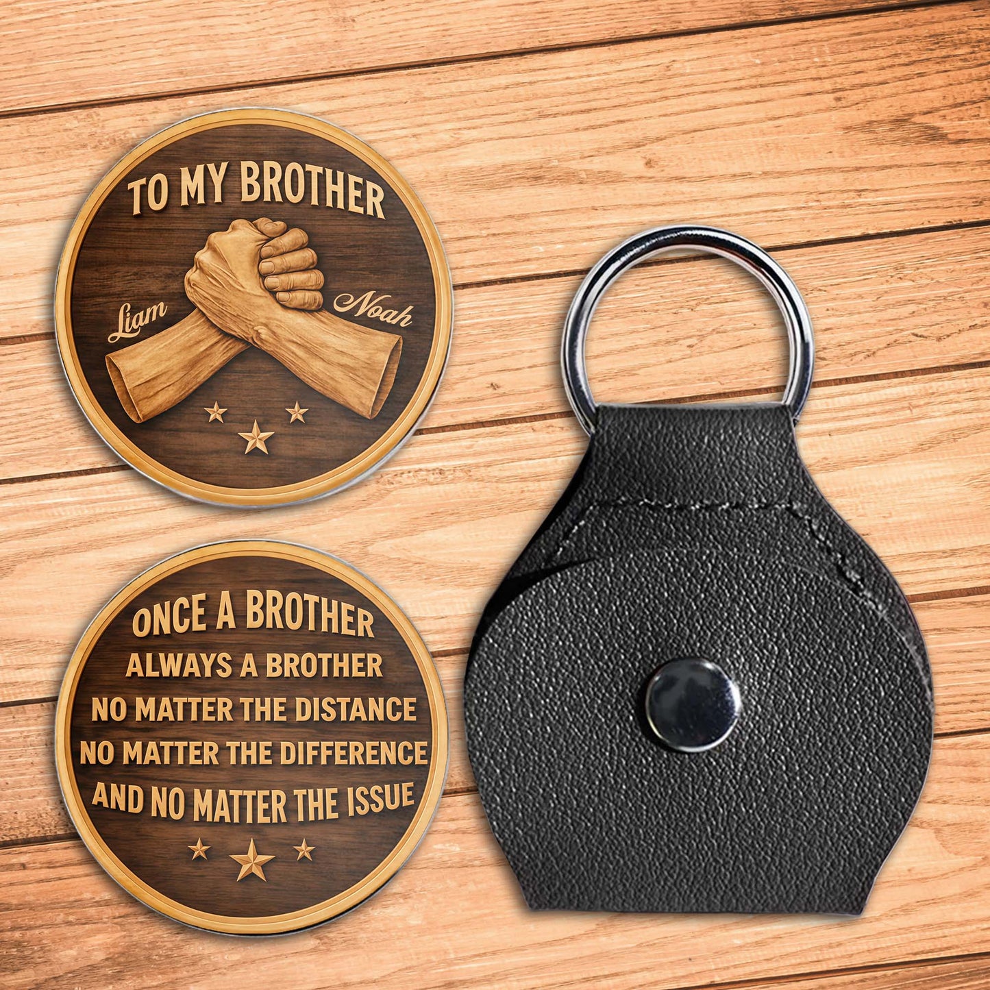 To My Brother Once A Brother Always A Brother Holding Hands Stars