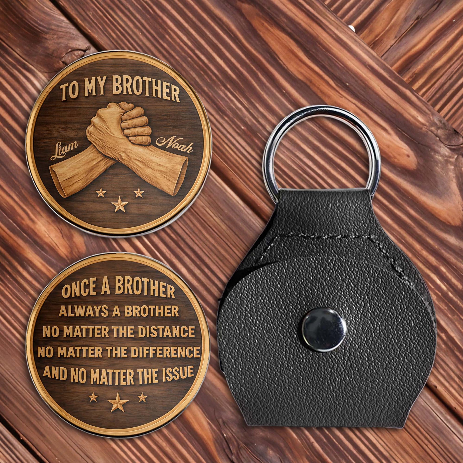 To My Brother Once A Brother Always A Brother Holding Hands Stars