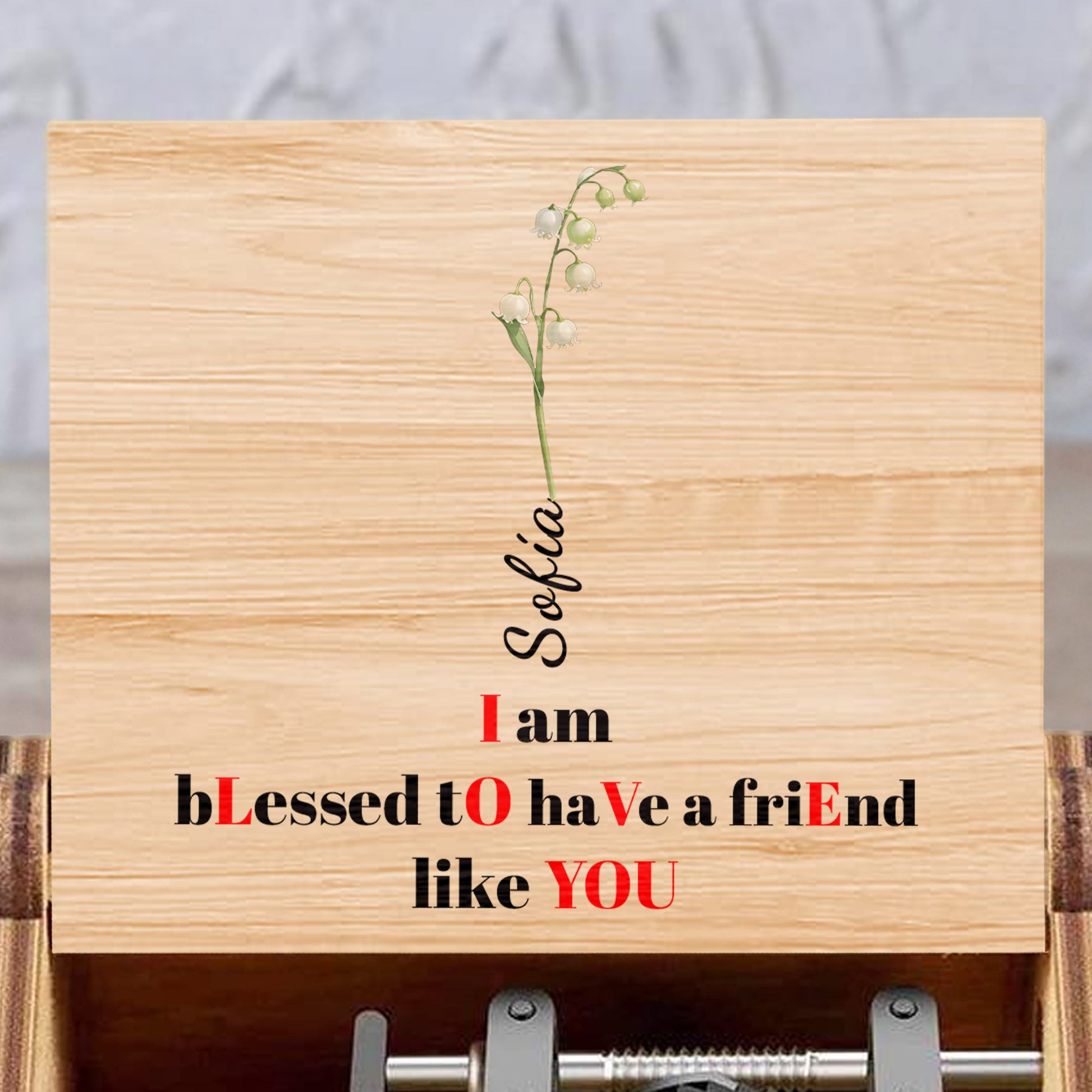 Blessed To Have A Friend Like You Music Box