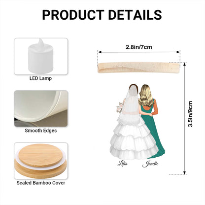 Celebrate Your Special Bond, Bride And Bridesmaid