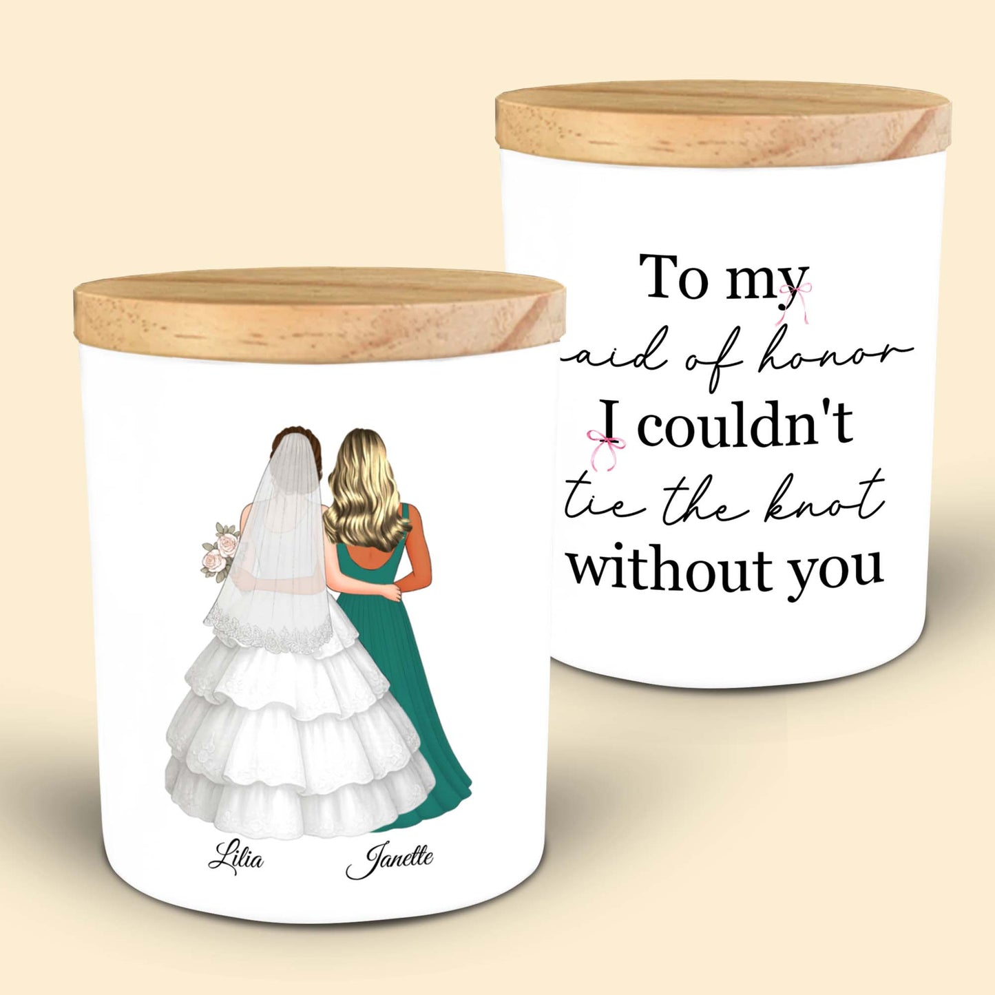 Celebrate Your Special Bond, Bride And Bridesmaid