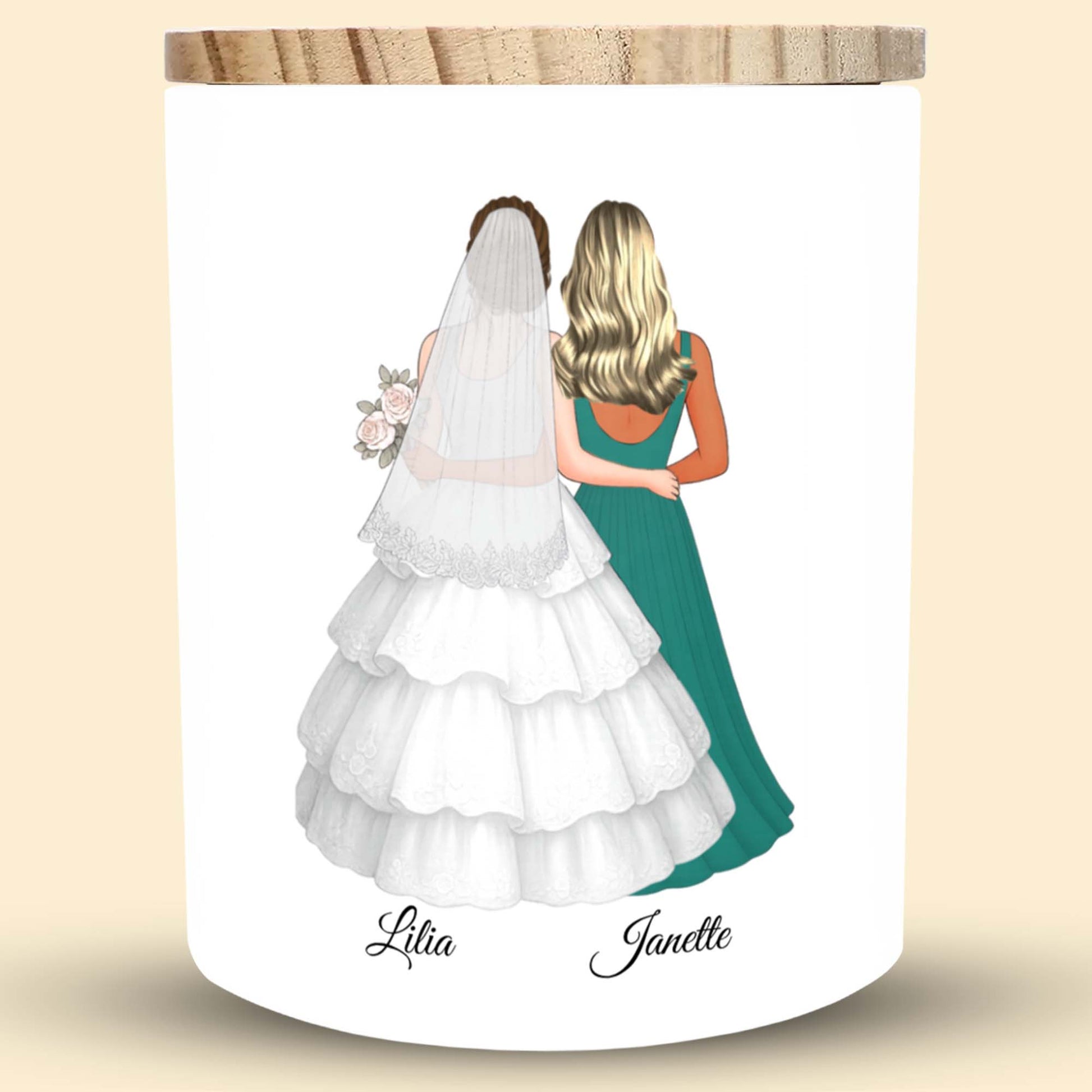 Celebrate Your Special Bond, Bride And Bridesmaid