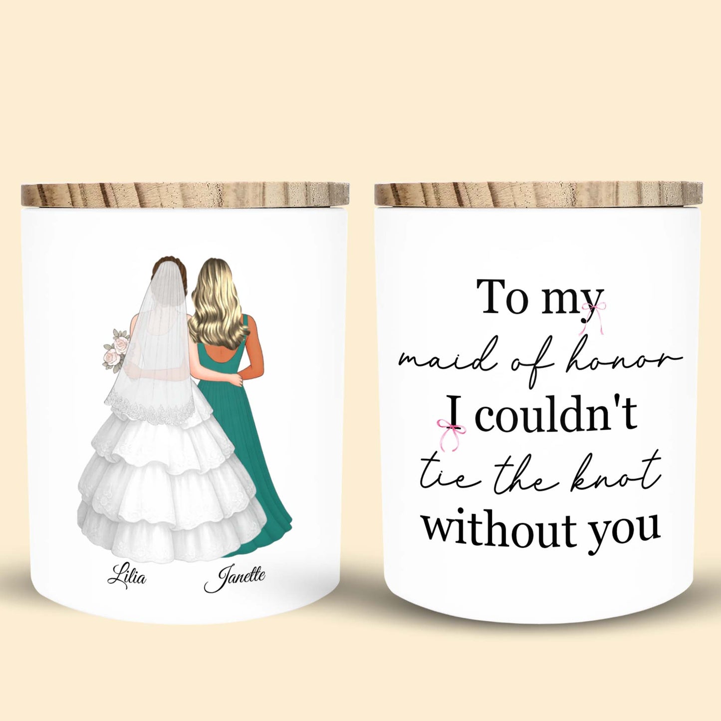 Celebrate Your Special Bond, Bride And Bridesmaid