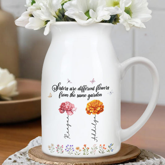 Sisters Are Different Flowers From The Same Garden, Flowers And Butterflies