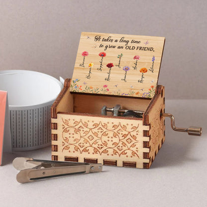 It Takes A Long Time To Grow An Old Friend Music Box