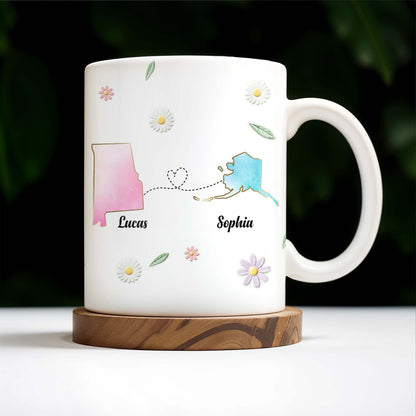 I Wish We Lived Closer With Daisy State Outlines
