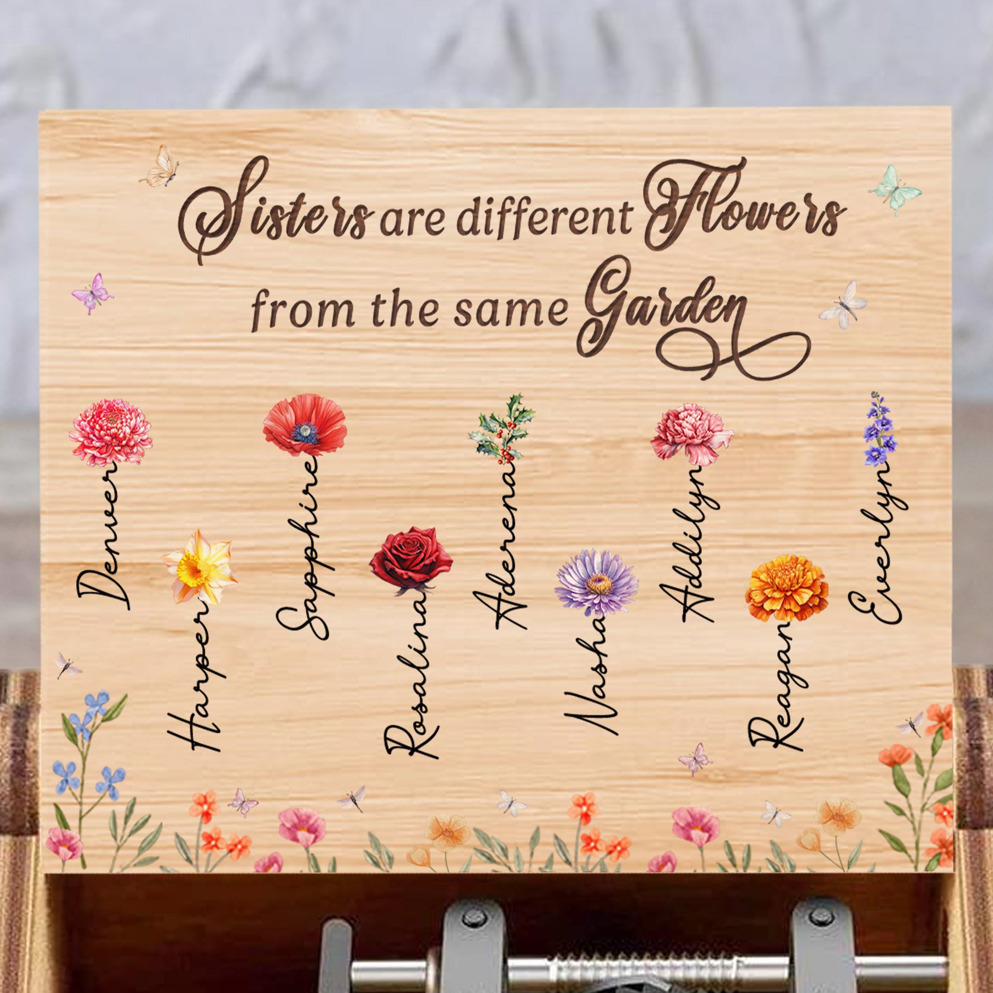 Sisters Are Different Flowers From The Same Garden