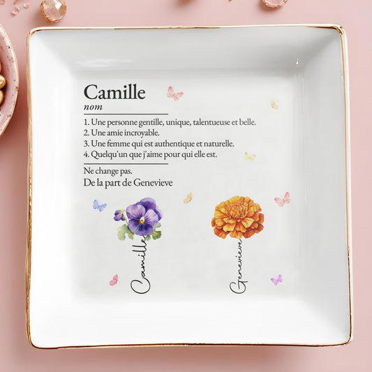 Unique, Talented, and Beautiful Cherish Authentic Self with Flowers