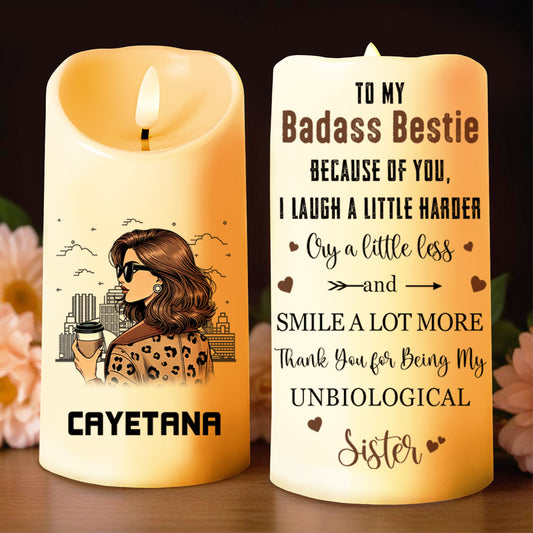 Badass Bestie Unbiological Sister Gratitude Message
