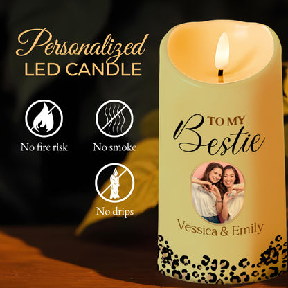 Soul Sister and Heart Friend Thank You Custom LED Candle